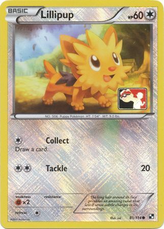 Lillipup (81/114) (League Promo) [Black & White: Base Set] | Exor Games Bridgewater