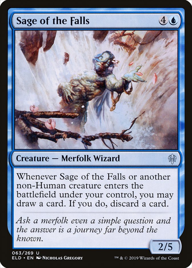 Sage of the Falls [Throne of Eldraine] | Exor Games Bridgewater