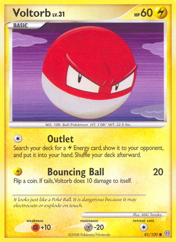 Voltorb (81/100) [Diamond & Pearl: Stormfront] | Exor Games Bridgewater