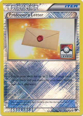 Professor's Letter (123/146) (League Promo) [XY: Base Set] | Exor Games Bridgewater