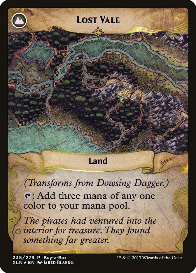 Dowsing Dagger // Lost Vale (Buy-A-Box) [Ixalan Treasure Chest] | Exor Games Bridgewater