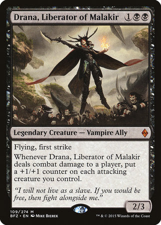 Drana, Liberator of Malakir [Battle for Zendikar] | Exor Games Bridgewater