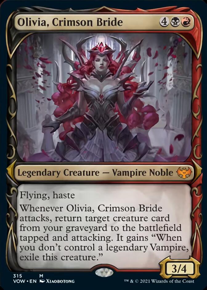 Olivia, Crimson Bride (Showcase Fang Frame) [Innistrad: Crimson Vow] | Exor Games Bridgewater