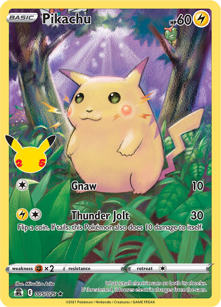 Pikachu (005/025) [Celebrations: 25th Anniversary] | Exor Games Bridgewater