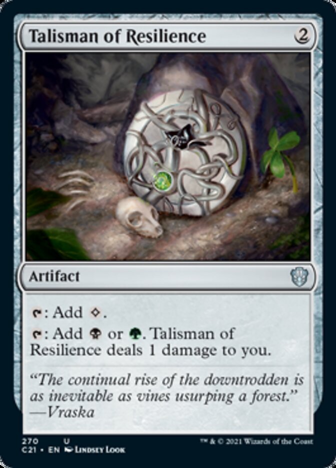 Talisman of Resilience [Commander 2021] | Exor Games Bridgewater