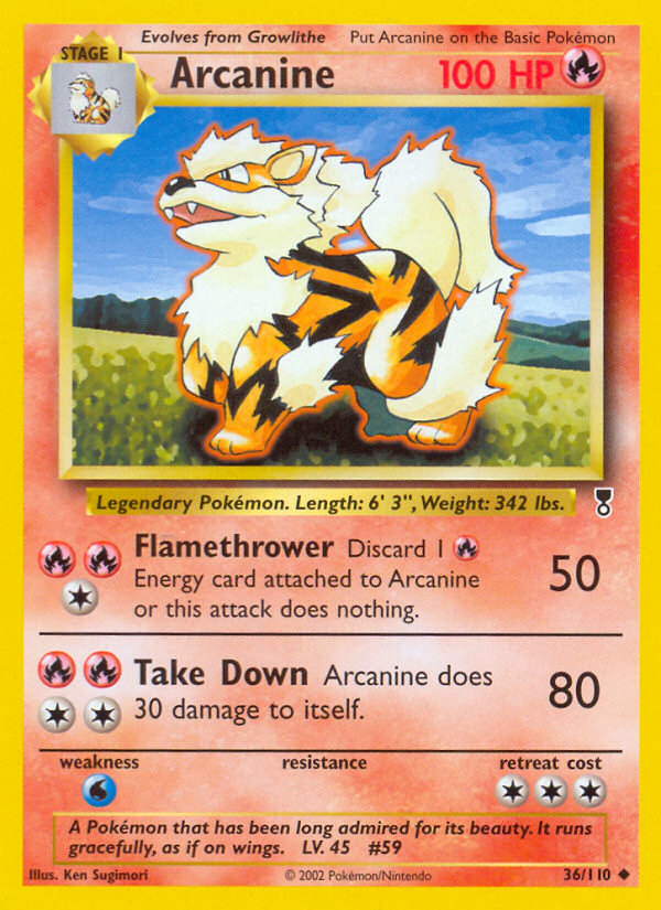 Arcanine (36/110) [Legendary Collection] | Exor Games Bridgewater