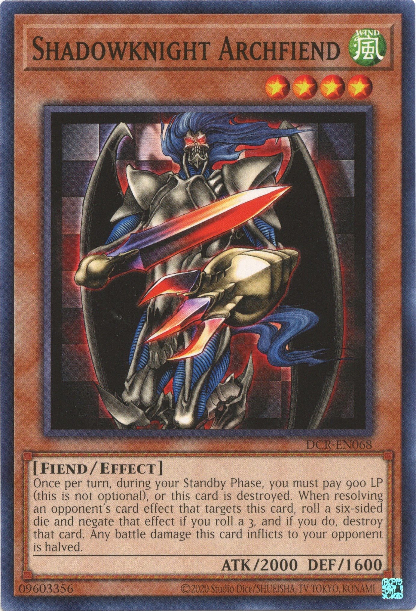 Shadowknight Archfiend (25th Anniversary) [DCR-EN068] Common | Exor Games Bridgewater