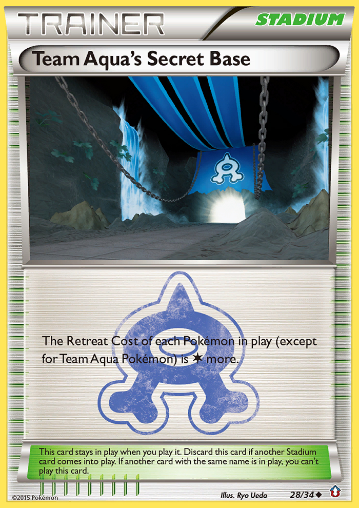 Team Aqua's Secret Base (28/34) [XY: Double Crisis] | Exor Games Bridgewater