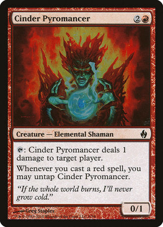 Cinder Pyromancer [Premium Deck Series: Fire and Lightning] | Exor Games Bridgewater