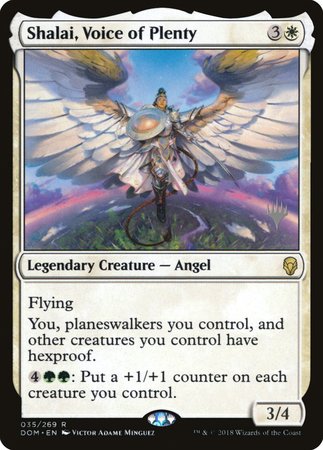 Shalai, Voice of Plenty [Dominaria Promos] | Exor Games Bridgewater