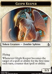 Glyph Keeper // Warrior Token [Amonkhet Tokens] | Exor Games Bridgewater