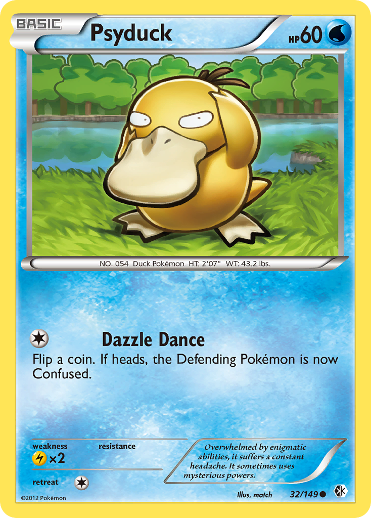 Psyduck (32/149) [Black & White: Boundaries Crossed] | Exor Games Bridgewater