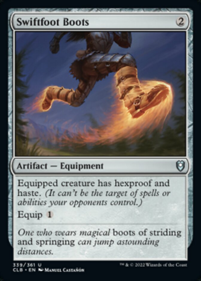 Swiftfoot Boots [Commander Legends: Battle for Baldur's Gate] | Exor Games Bridgewater