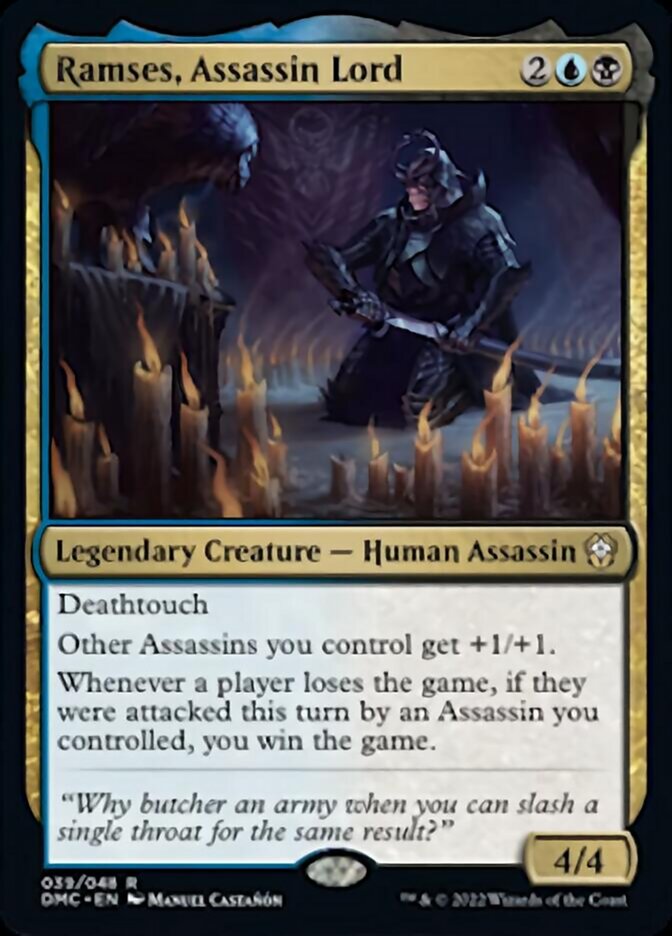 Ramses, Assassin Lord [Dominaria United Commander] | Exor Games Bridgewater