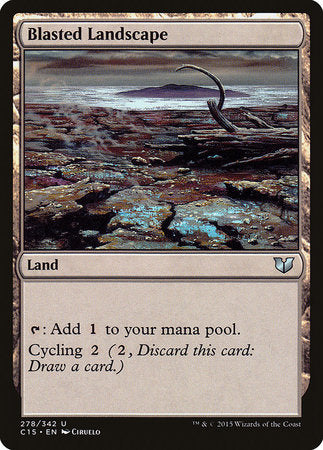 Blasted Landscape [Commander 2015] | Exor Games Bridgewater