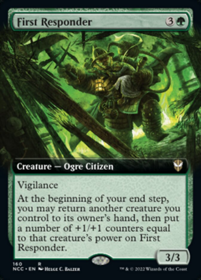 First Responder (Extended Art) [Streets of New Capenna Commander] | Exor Games Bridgewater