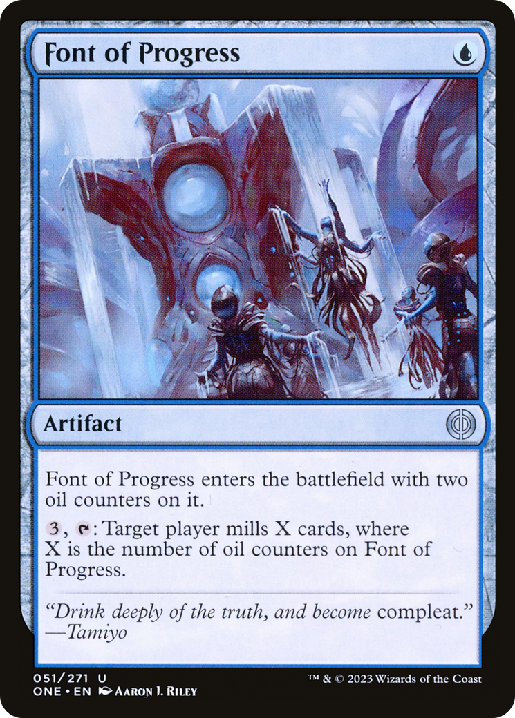 Font of Progress [Phyrexia: All Will Be One] | Exor Games Bridgewater