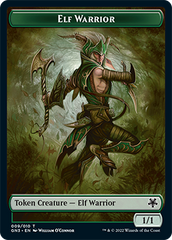 Bird Illusion // Elf Warrior Double-Sided Token [Game Night: Free-for-All Tokens] | Exor Games Bridgewater