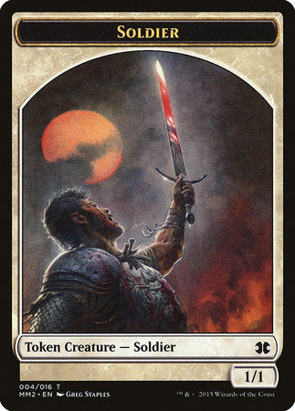 Soldier Token [Modern Masters 2015 Tokens] | Exor Games Bridgewater