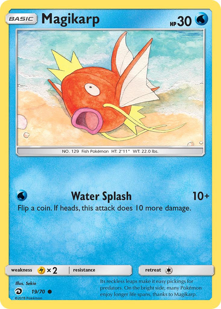 Magikarp (19/70) [Sun & Moon: Dragon Majesty] | Exor Games Bridgewater