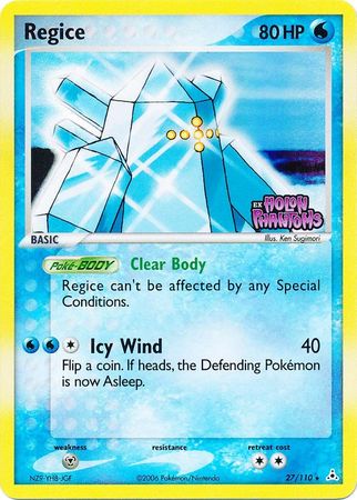 Regice (27/110) (Stamped) [EX: Holon Phantoms] | Exor Games Bridgewater