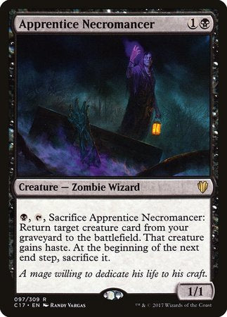 Apprentice Necromancer [Commander 2017] | Exor Games Bridgewater