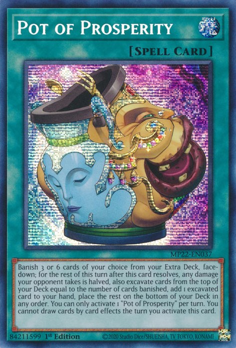 Pot of Prosperity [MP22-EN037] Prismatic Secret Rare | Exor Games Bridgewater