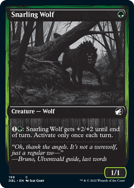 Snarling Wolf (199) [Innistrad: Double Feature] | Exor Games Bridgewater