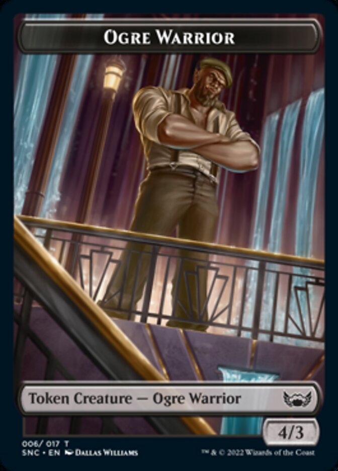 Ogre Warrior // Citizen Double-sided Token [Streets of New Capenna Tokens] | Exor Games Bridgewater