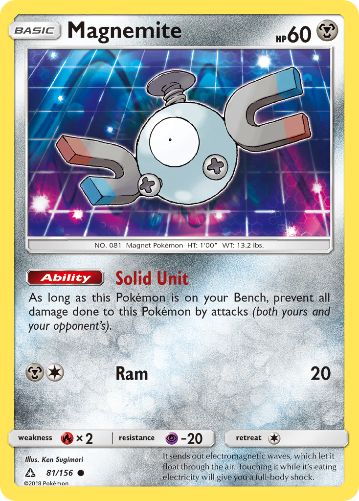 Magnemite (81/156) [Sun & Moon: Ultra Prism] | Exor Games Bridgewater