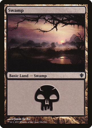 Swamp (346) [Commander 2013] | Exor Games Bridgewater