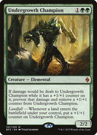 Undergrowth Champion [Battle for Zendikar] | Exor Games Bridgewater