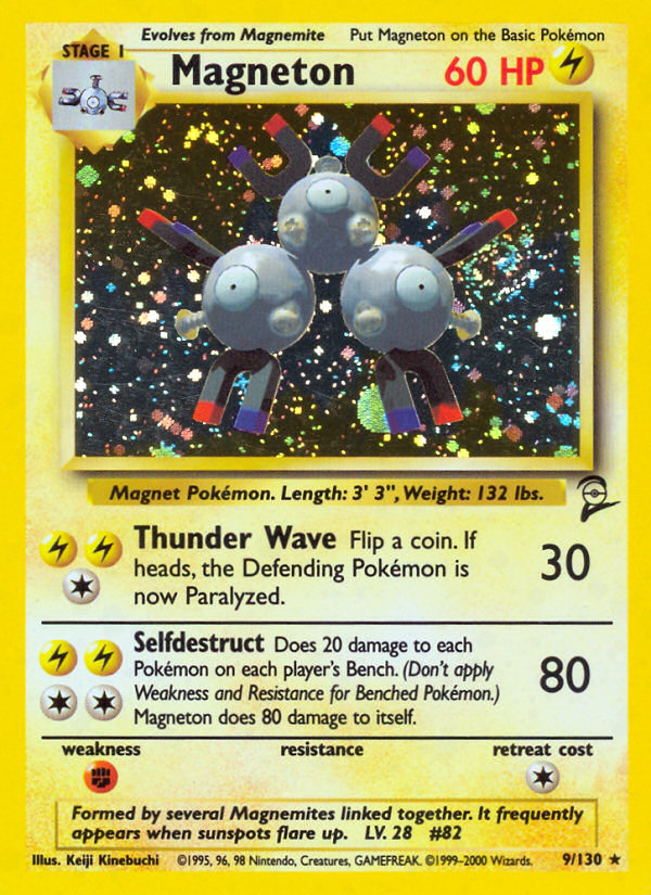 Magneton (9/130) [Base Set 2] | Exor Games Bridgewater