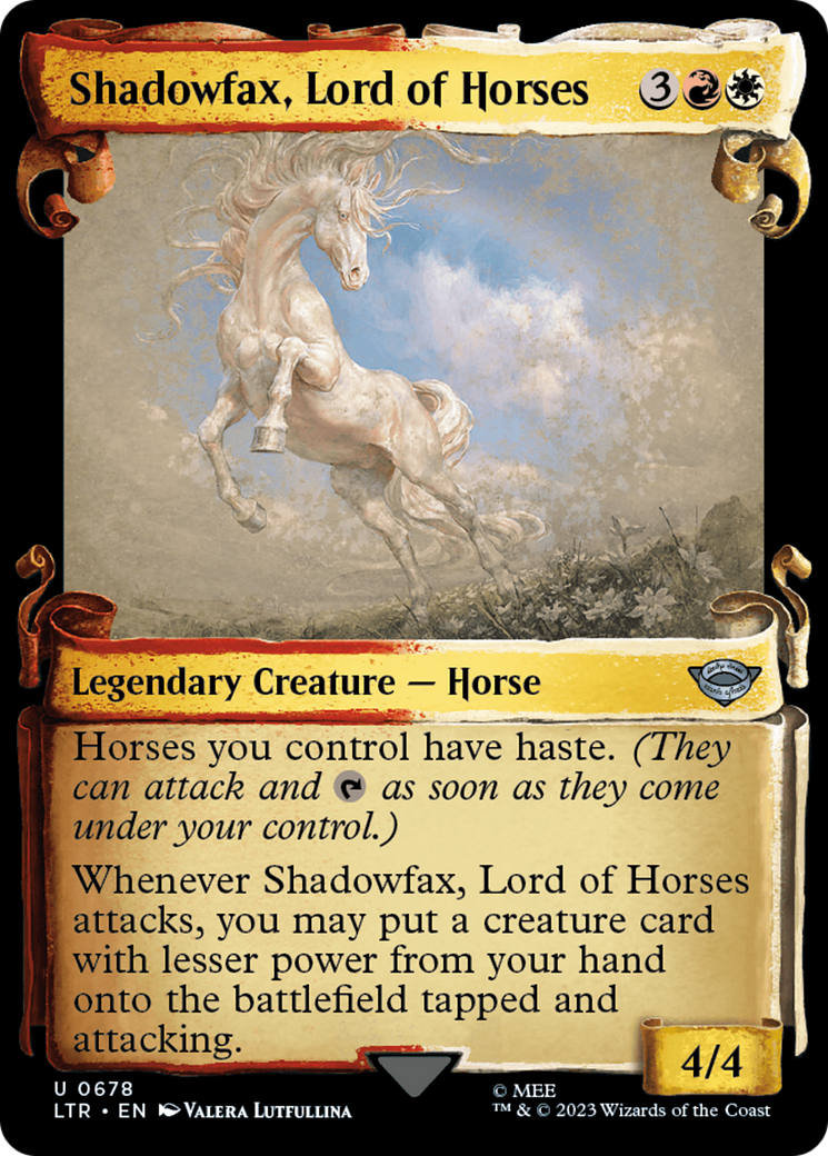 Shadowfax, Lord of Horses [The Lord of the Rings: Tales of Middle-Earth Showcase Scrolls] | Exor Games Bridgewater