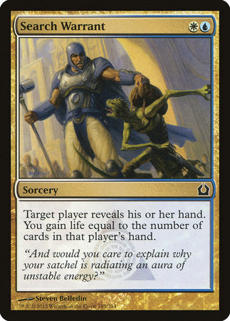 Search Warrant [Return to Ravnica] | Exor Games Bridgewater