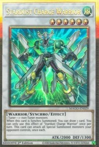 Stardust Charge Warrior [MAGO-EN029] Gold Rare | Exor Games Bridgewater