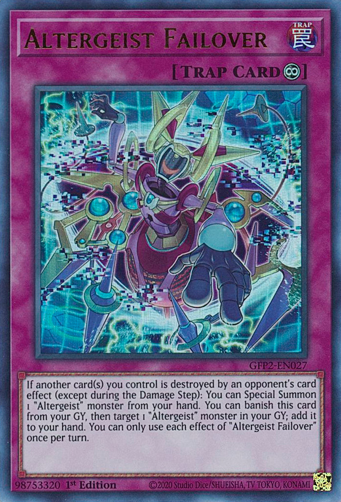 Altergeist Failover [GFP2-EN027] Ultra Rare | Exor Games Bridgewater