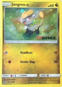 Jangmo-o (75/111) (Cosmos Holo) (EB Games Promo) [Sun & Moon: Crimson Invasion] | Exor Games Bridgewater