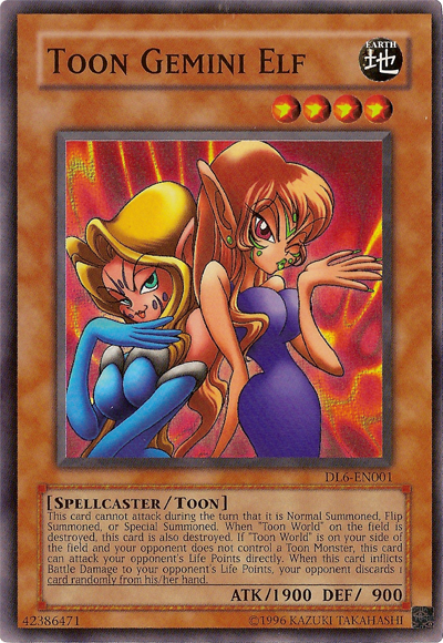 Toon Gemini Elf [DL6-EN001] Super Rare | Exor Games Bridgewater