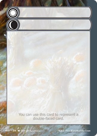 Helper Card (6/9) [Innistrad: Midnight Hunt Tokens] | Exor Games Bridgewater