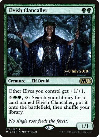 Elvish Clancaller [Core Set 2019 Promos] | Exor Games Bridgewater