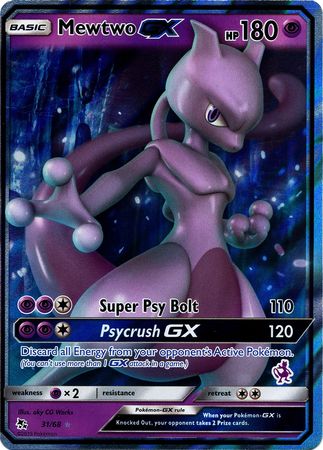 Mewtwo GX (31/68) (Mewtwo Deck) [Battle Academy 2020] | Exor Games Bridgewater