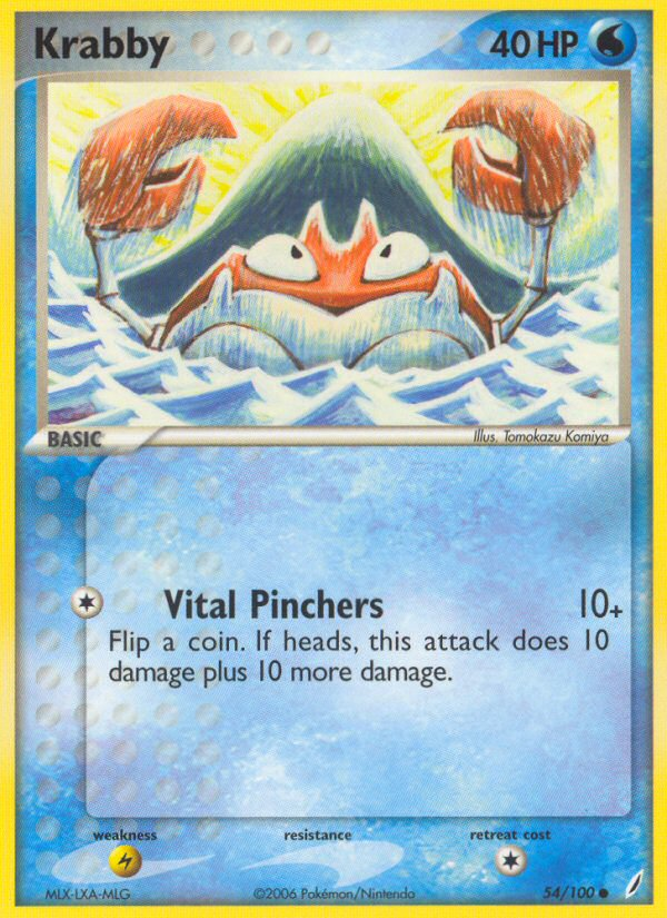 Krabby (54/100) [EX: Crystal Guardians] | Exor Games Bridgewater