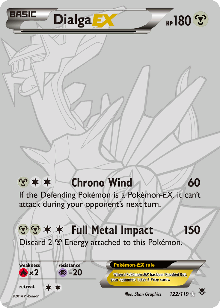 Dialga EX (122/119) [XY: Phantom Forces] | Exor Games Bridgewater