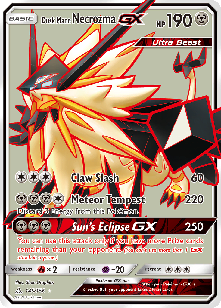 Dusk Mane Necrozma GX (145/156) [Sun & Moon: Ultra Prism] | Exor Games Bridgewater