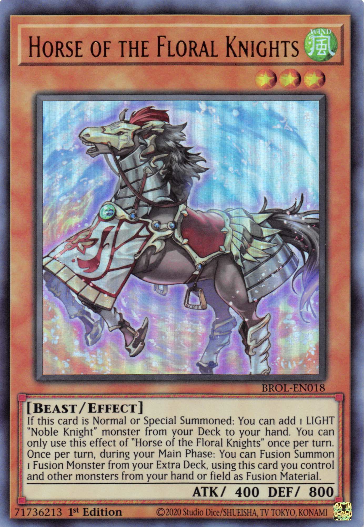 Horse of the Floral Knights [BROL-EN018] Ultra Rare | Exor Games Bridgewater