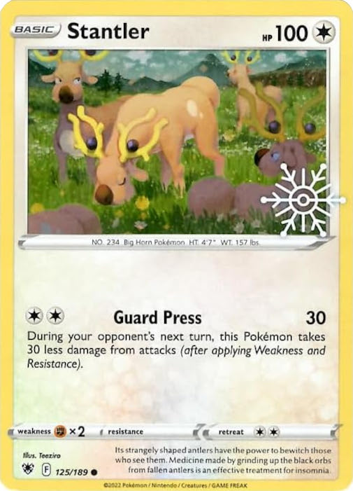 Stantler (125/189) (Holiday Calendar) [Sword & Shield: Astral Radiance] | Exor Games Bridgewater