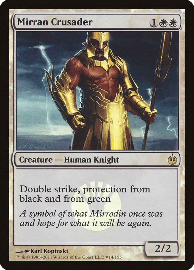 Mirran Crusader (Buy-A-Box) [Mirrodin Besieged Promos] | Exor Games Bridgewater