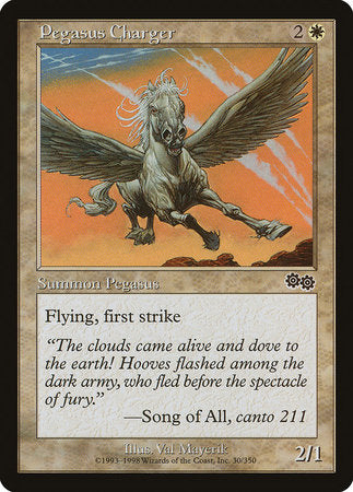 Pegasus Charger [Urza's Saga] | Exor Games Bridgewater