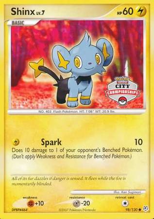 Shinx (98/130) (City Championships Promo) [Nintendo: Black Star Promos] | Exor Games Bridgewater